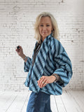 Quilt coat jacket "inside-out"