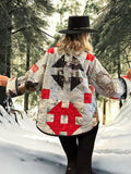 Quilt coat jacket "Holiday " OOAK