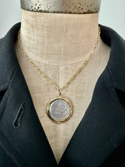 Your ship has come in! Coin necklace/ ship