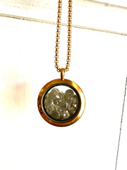 Champagne diamond shaker necklace