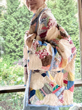 Quilt coat jacket "county fair" OOAK