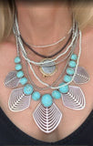 Turquoise statement necklace