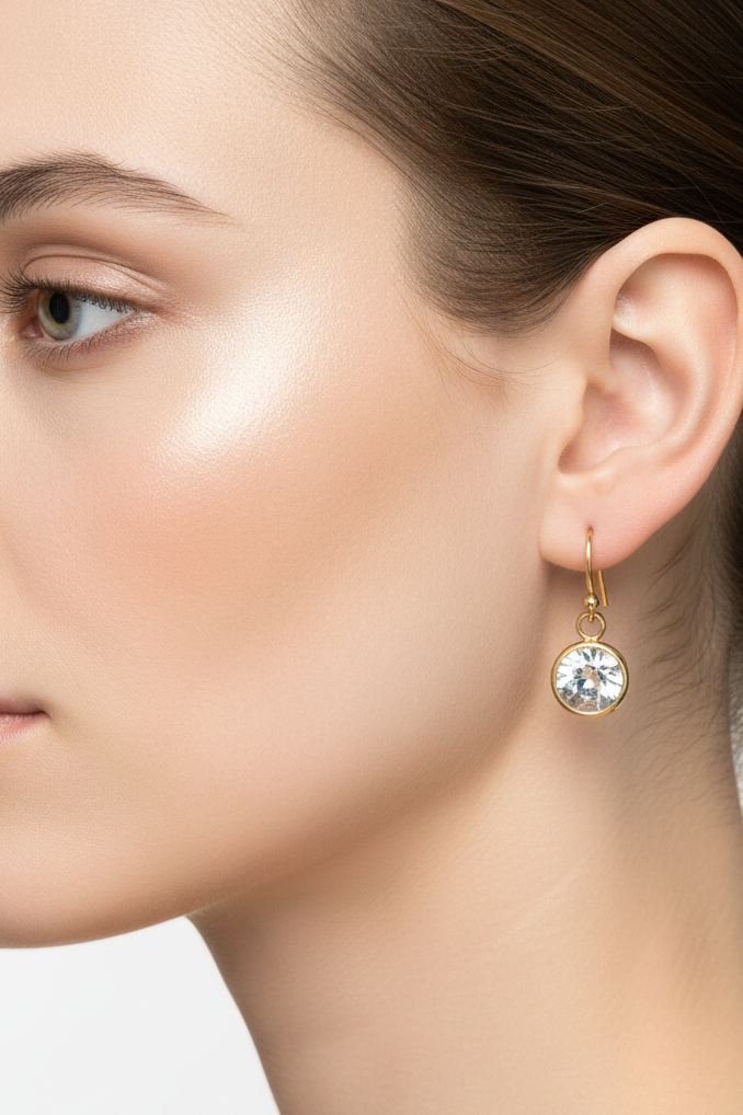 Crystal drop earrings