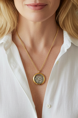 Champagne diamond shaker necklace