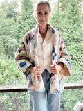 Quilt coat jacket "county fair" OOAK