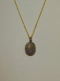 NEW SHAPE! Medium diamond oval Pendant necklace