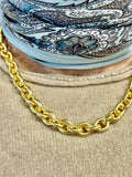 Oh!!! O clasp, Curb link necklace