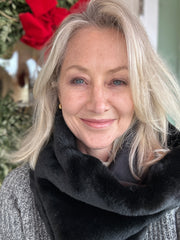 Mink Fur collar scarf (faux)