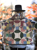 Quilt coat jacket , "confetti " OOAK