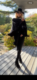 Black Shawl ruffle wrap