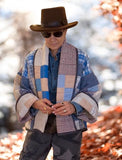 Quilt coat jacket , "farm to table" OOAK