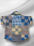 Quilt coat jacket , "farm to table" OOAK