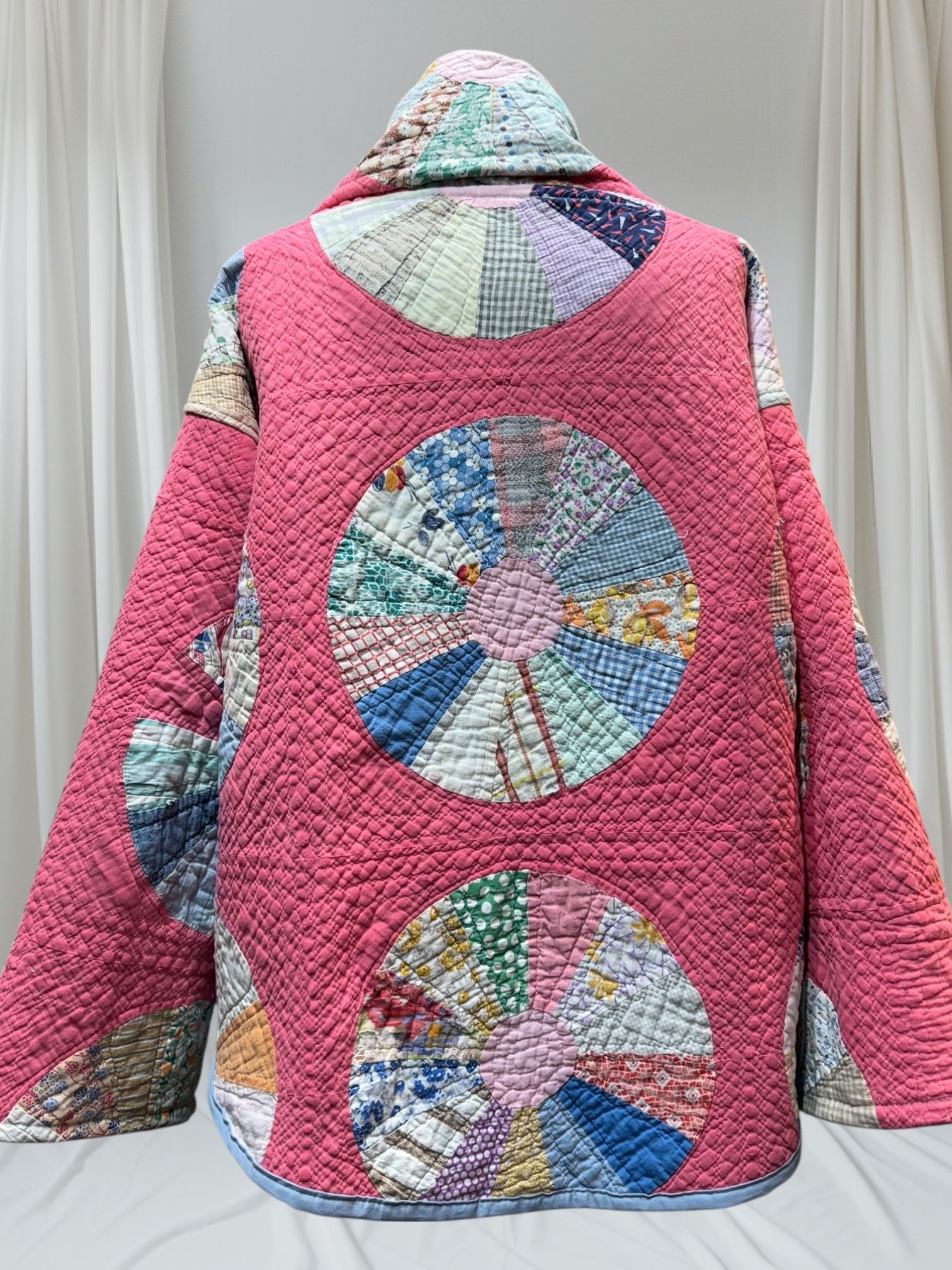 Quilt jacket "wagon wheels"