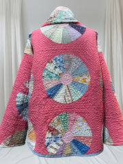 Quilt jacket "wagon wheels"