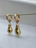 Baroque pearl hoop Earring