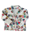 NEW STYLE Quilted Market Jacket  "pink wedding rings"