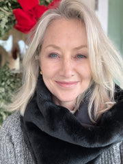 Mink Fur collar scarf (faux)