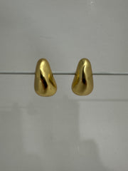 Organic drop post earrings