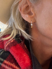 Bubbly sparkle CZ drop Earrings