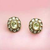 Royal 4 ctw Diamond cluster post earrings