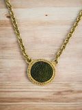 22k diamond genuine  Imperial Roman Coin necklace