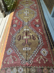 Vintage Turkish Kilim runner