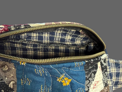 Vintage quilt Crossbody bag- mountain gear