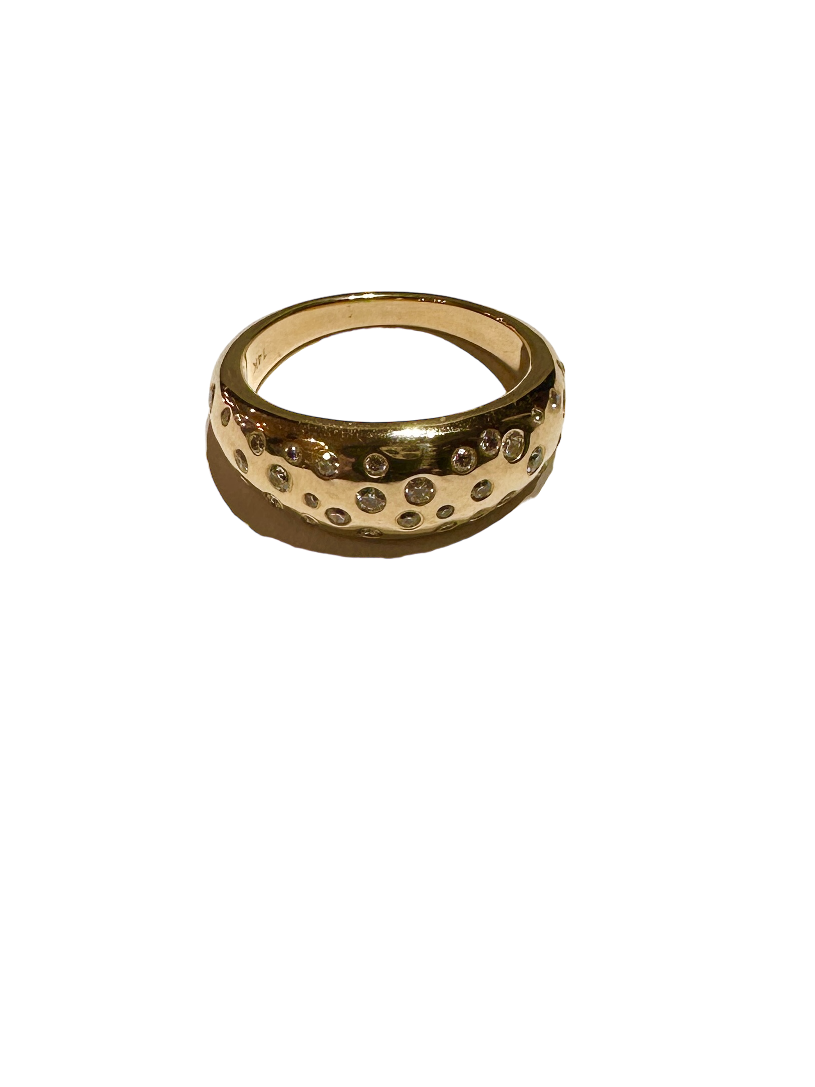 14k Scattered Diamond Ring - Milky Way ⭐️