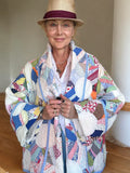 Quilt coat jacket "county fair" OOAK