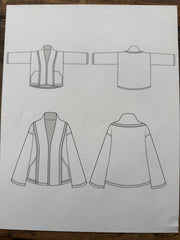 Quilt Jacket Pattern,  Digital download,  One Size