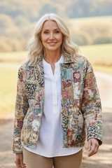 Quilt Market Jacket  "Indian summer "CUSTOM