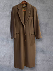 Cashmere blend wool over coat