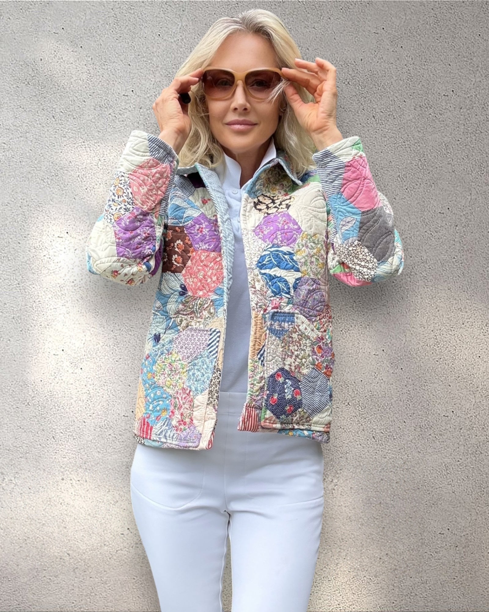 Quilt Market Jacket -Hexagon Hunt