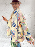 Quilt coat jacket "county fair" OOAK