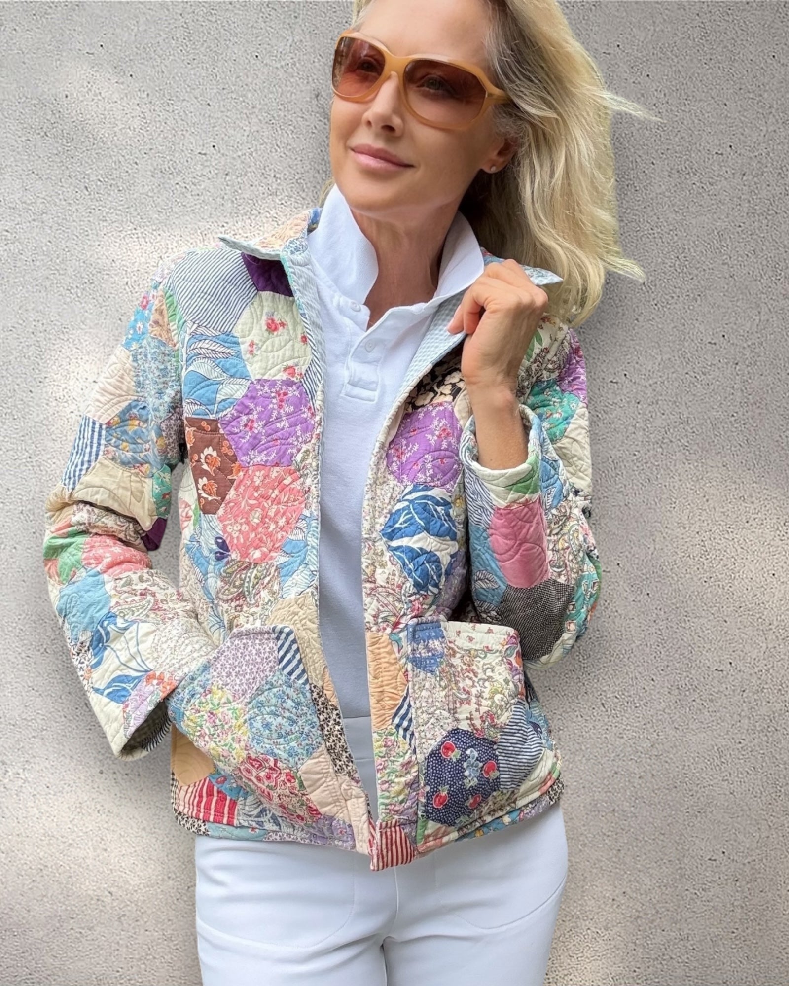 Quilt Market Jacket -Hexagon Hunt