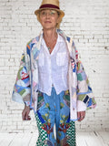 Quilt coat jacket "county fair" OOAK