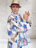 Quilt coat jacket "county fair" OOAK