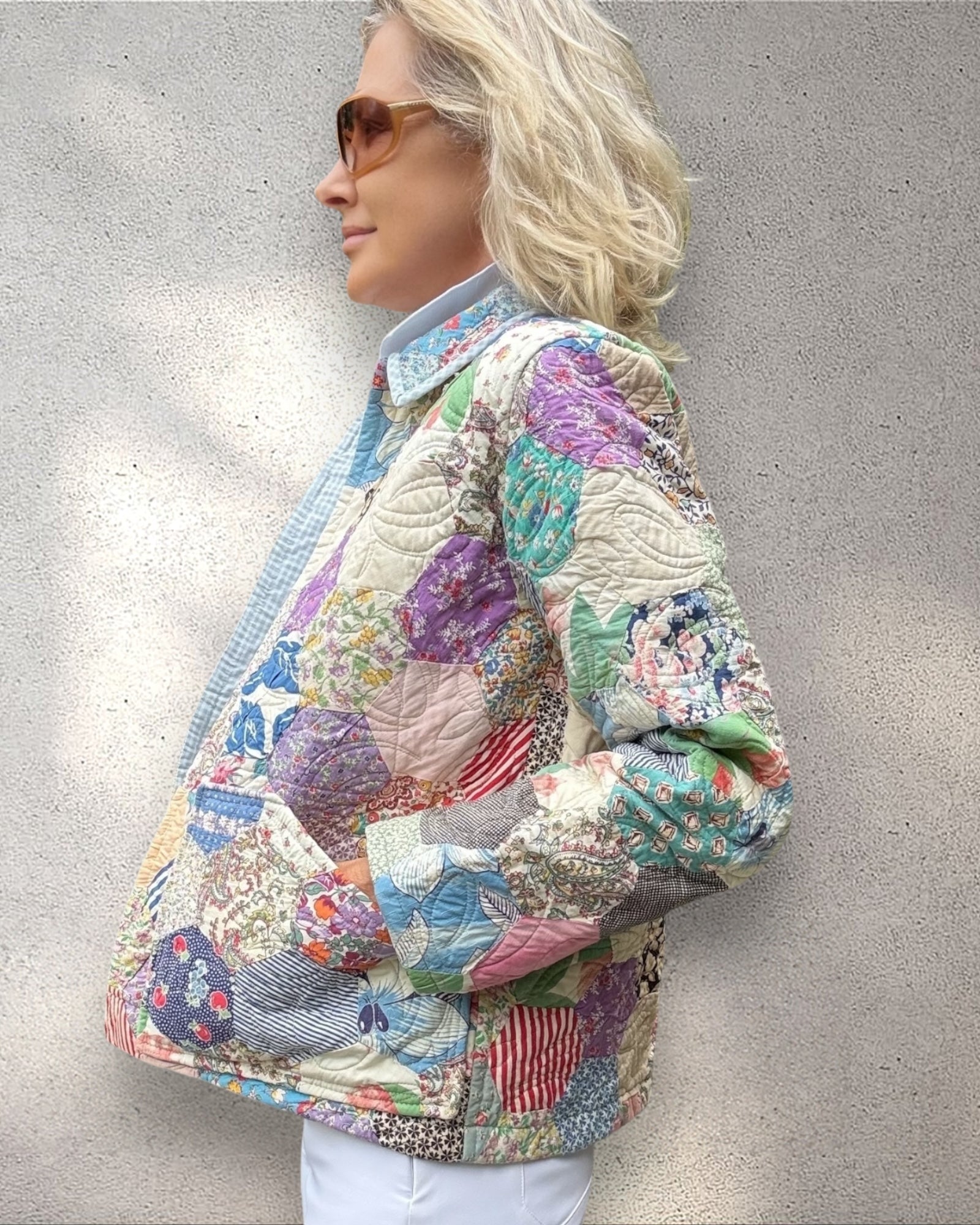 Quilt Market Jacket -Hexagon Hunt