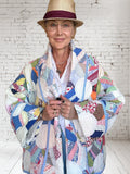 Quilt coat jacket "county fair" OOAK