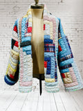 Quilt coat jacket " At the Log Cabin"