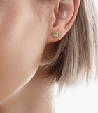 18k finish lab grown diamond earrings cushion cut