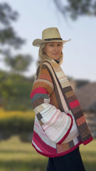 Quilt Jacket  “ log cabin grande” OSFM - 3X and/or tall.