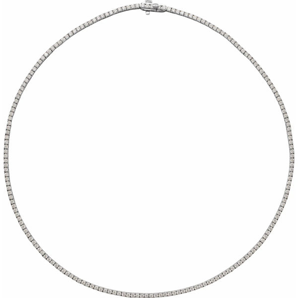 Natural Diamond 14K 16” Necklace