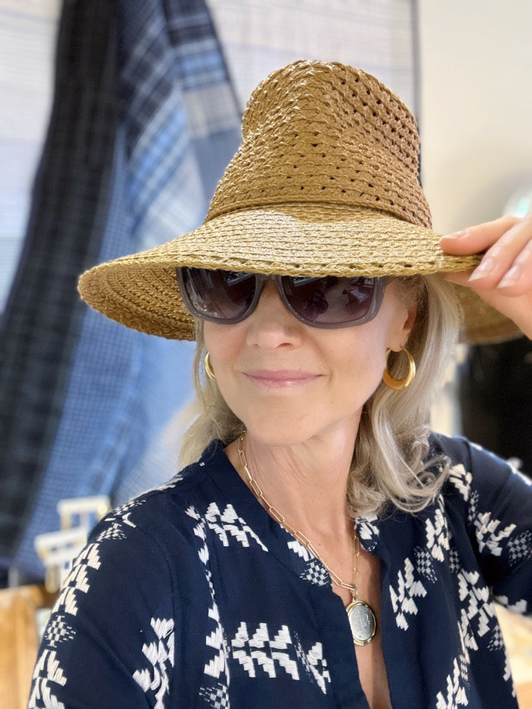 Vintage market day sun hat