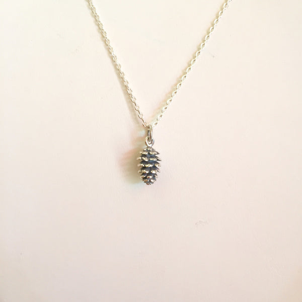Pinecone Neclkace Sterling