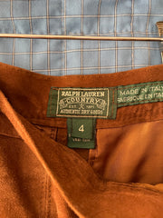 Suede Maxi skirt- size 4