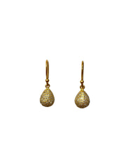 Pavé Diamond drop earrings, 18k - abigailheche