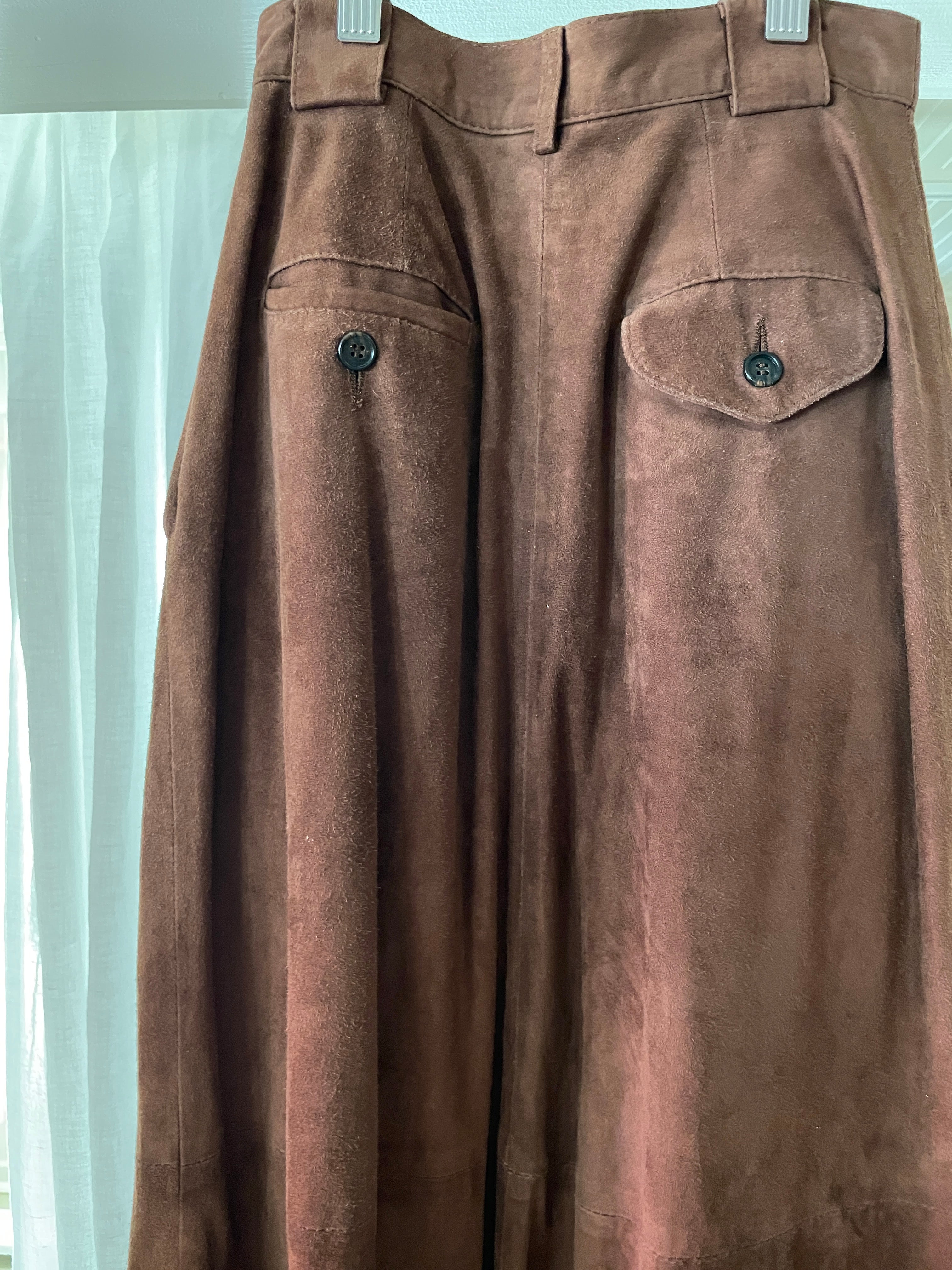 Suede Maxi skirt- size 4