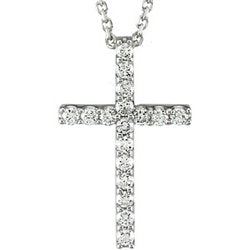 A Diamond Cross Necklace