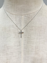 A Diamond Cross Necklace